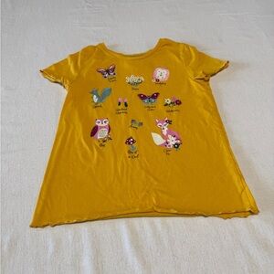 Garanimals Size 10 Kids Mustard‎ Yellow Graphic Tee